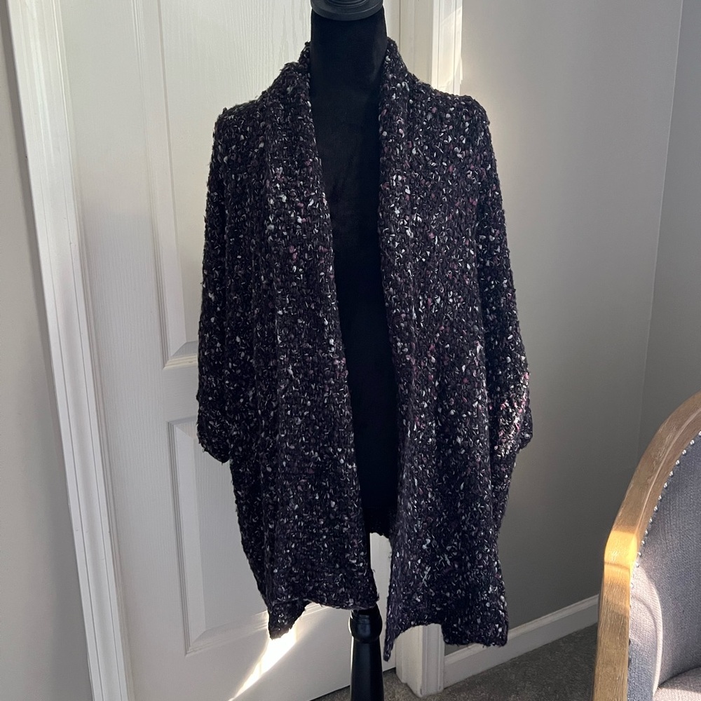 Forever 21 Black and Purple Cardigan